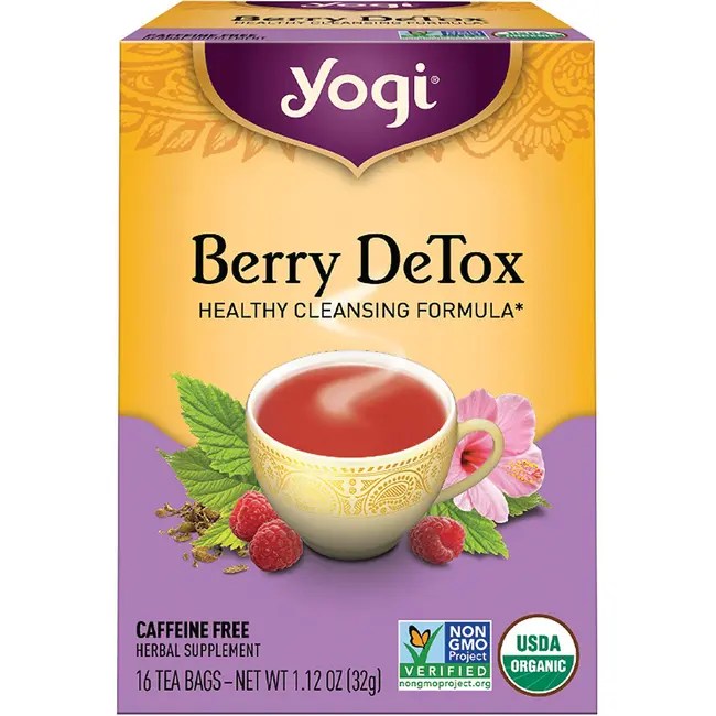 Yogi Tea Berry DeTox 16 Bag(s) Swanson Health Products