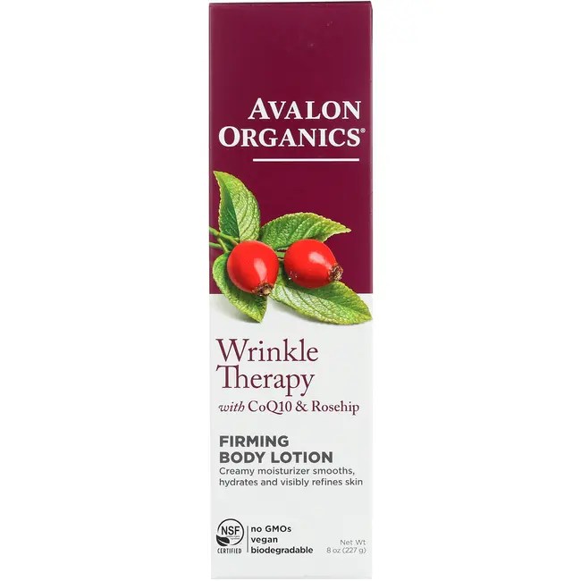 Avalon Organics Wrinkle Therapy with CoQ10 & Rosehip Firming Body
