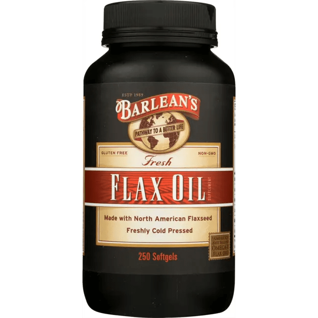 Barlean's Pure Flax Oil 250 Sgels Swanson Health Products