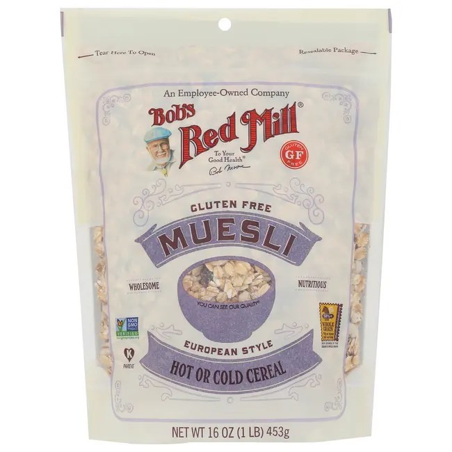 Bob's Red Mill Gluten Free Muesli 16 oz (453 g) Pkg Swanson Health