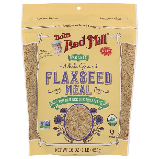 Bob's Red Mill Organic Whole Ground Flaxseed Meal 16 oz (1 lb) (453 g