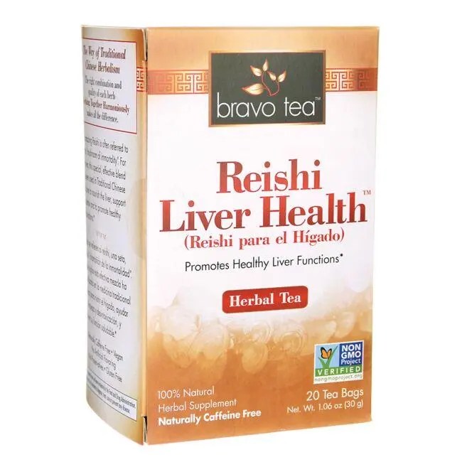 Bravo Tea Reishi Liver Health Tea 20 Bag(s) Swanson Health Products