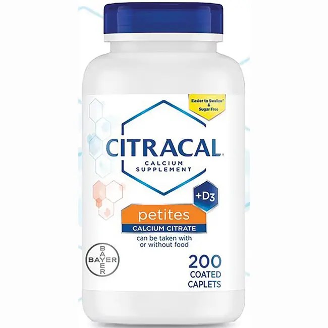 Citracal Calcium Citrate + D3 Petites 200 Tabs Swanson Health Products