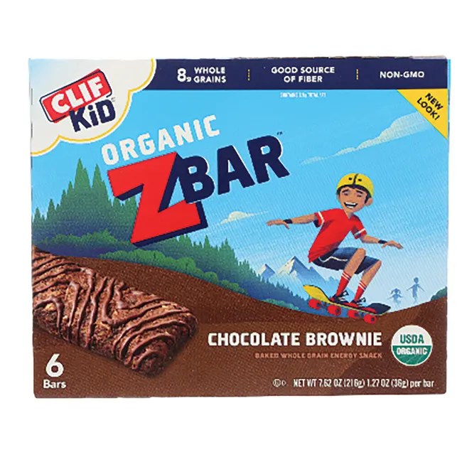 Clif Bars Clif Kid Organic Zbar Chocolate Brownie 6 Bar(s) Swanson