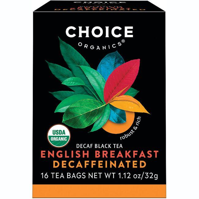 Choice Organics Organic English Breakfast Decaffeinated Black Tea 16