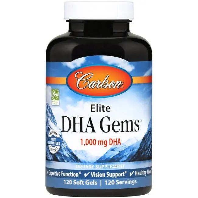 Carlson Elite DHA Gems 1,000 mg 120 Sgels Swanson®