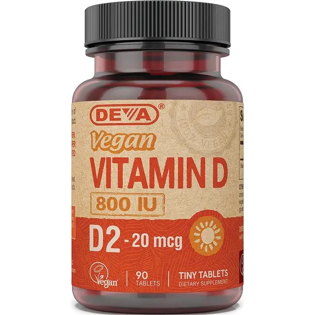 Deva Vegan Vitamin D2 800 IU 90 Tabs Swanson Health Products