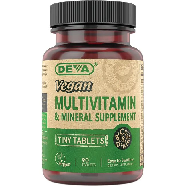 Deva Vegan Multivitamin & Mineral Supplement 90 Tabs Swanson Health