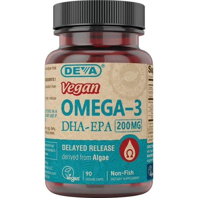 Deva Vegan Omega3 DHAEPA Delayed Release 90 Vegan Caps Swanson®