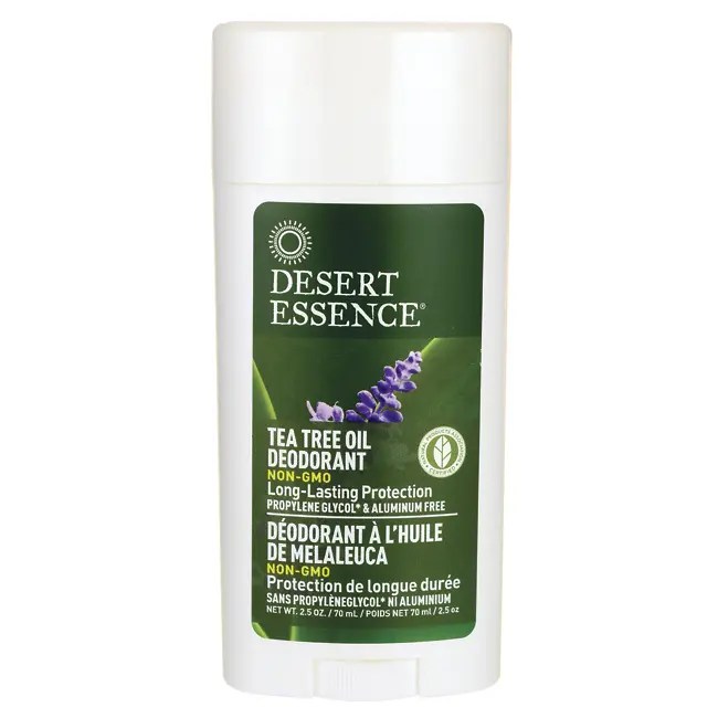 Desert Essence Tea Tree Oil Deodorant 2.5 oz Stick Swanson Health