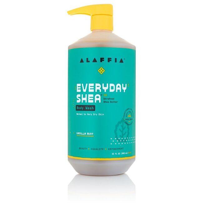 Alaffia Body Wash Shea Butter & Neem Vanilla Mint 32 fl oz Liquid