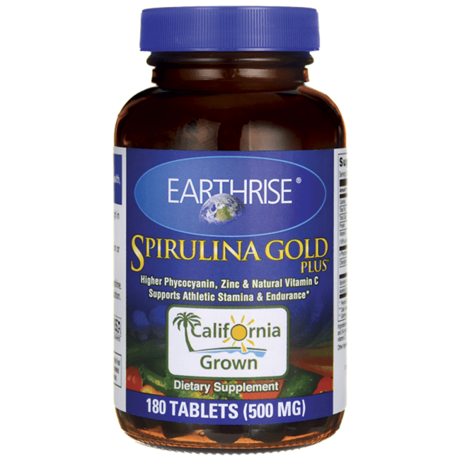 Earthrise Spirulina Gold Plus 180 Tabs Swanson Health Products