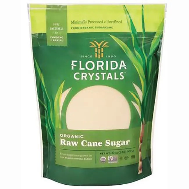 Florida Crystals Organic Pure Cane Sugar 2 lbs Pkg Swanson Health