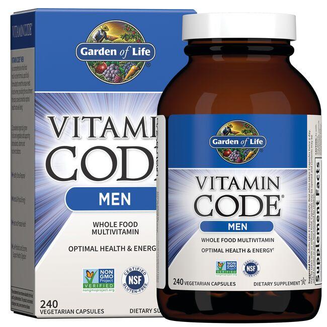 Garden of Life Vitamin Code Men 240 Veg Caps Swanson®