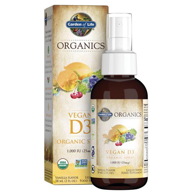 Garden of Life Mykind Organics Vegan D3 Spray Vanilla 1,000 IU 2 fl