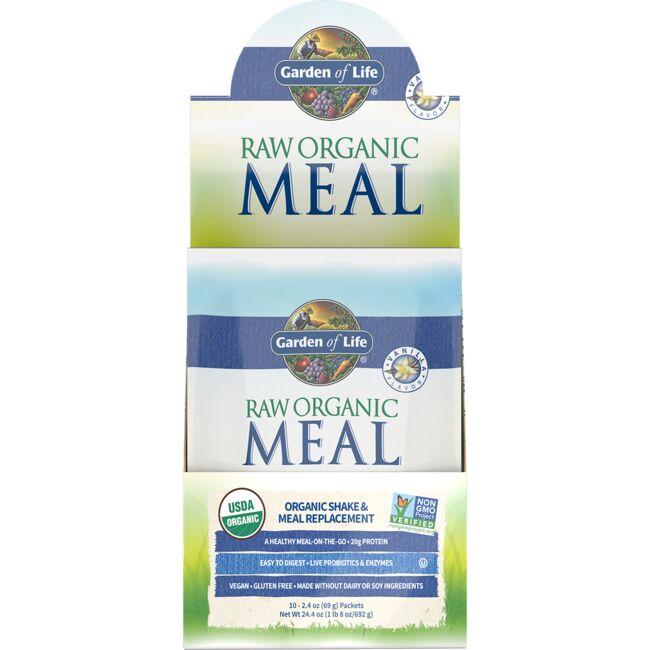 Garden of Life Raw Organic Meal Shake & Meal Replacement Vanilla 10