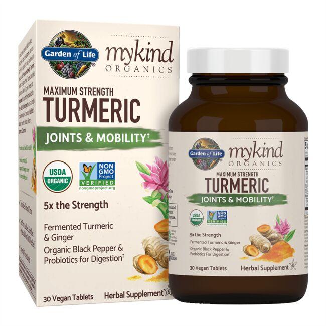 Garden of Life mykind Organics Maximum Strength Turmeric Joints