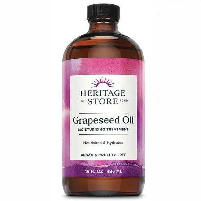 Heritage Products Grapeseed Oil 16 fl oz Liquid Swanson Health Products