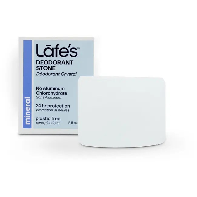 Lafe's Natural and Organic Deodorant Stone with Holder 6 oz Unit