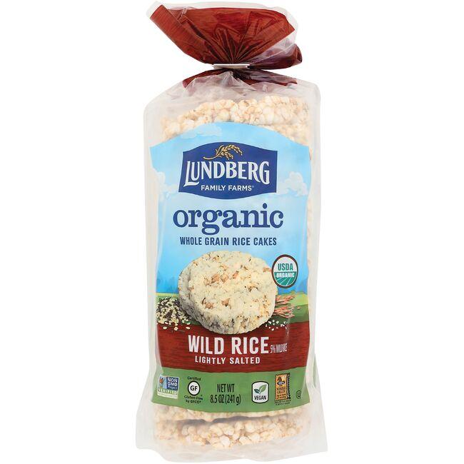 Lundberg Family Farms Organic Whole Grain Rice Cakes Wild Rice 8.5 oz