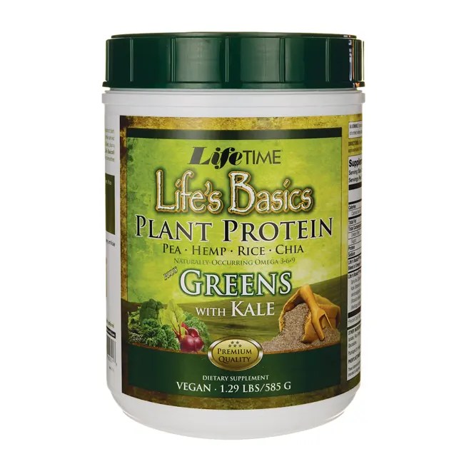 Lifetime Vitamins Life's Basics Plant Protein Plus Greens With Kale 1.