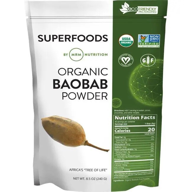 MRM Nutrition Organic Baobab Powder 8.5 oz Pwdr Swanson®