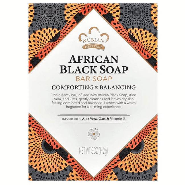 Nubian Heritage African Black Bar Soap 5 oz (141 grams) Bar(s) Swanson®