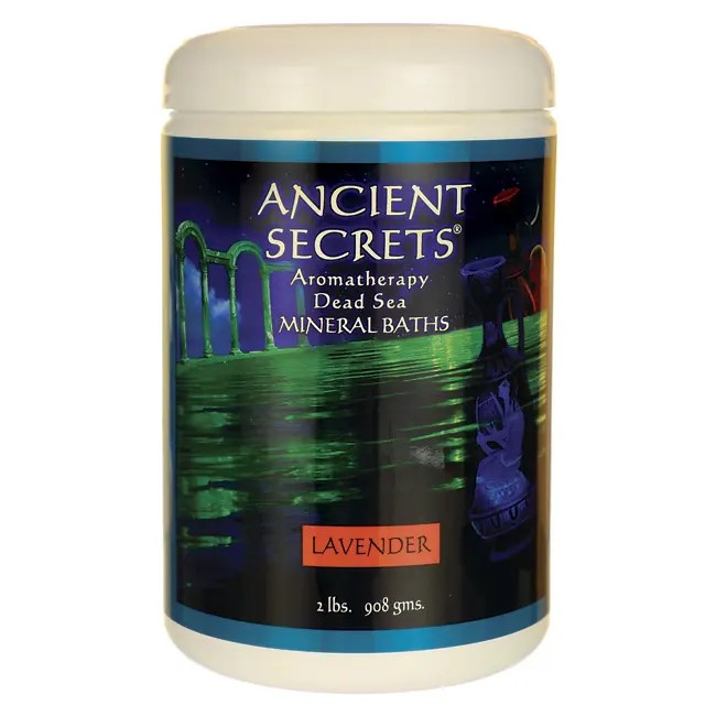Ancient Secrets Dead Sea Mineral Baths Lavender 2 lbs Salt 79565005010
