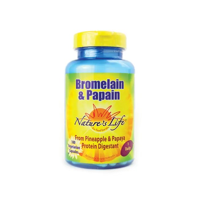 Nature's Life Bromelain & Papain 100 Veg Caps Swanson Health Products