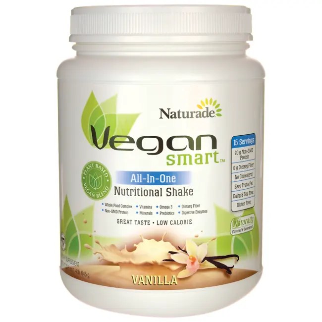 Naturade Vegan Smart AllInOne Nutritional Shake Vanilla 22.8 oz