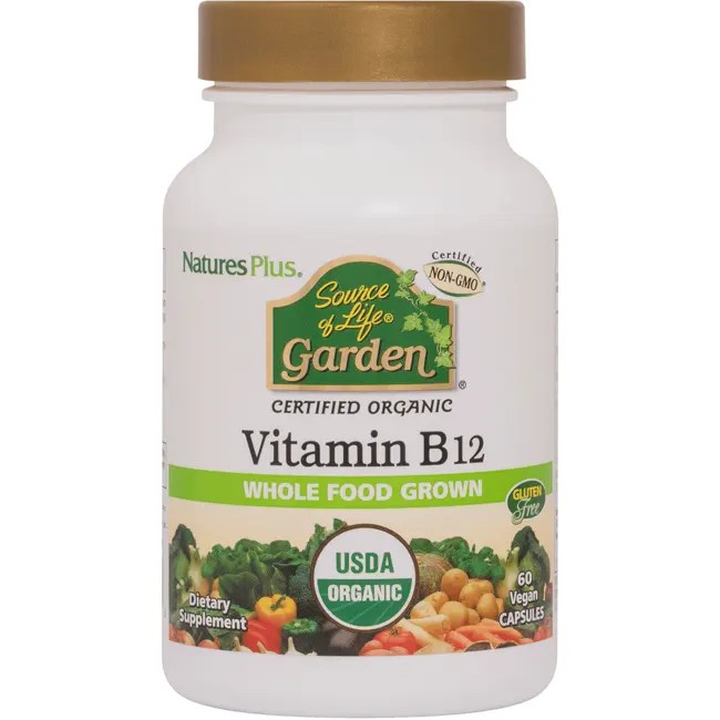 Nature's Plus Source of Life Garden Certified Organic Vitamin B12 60