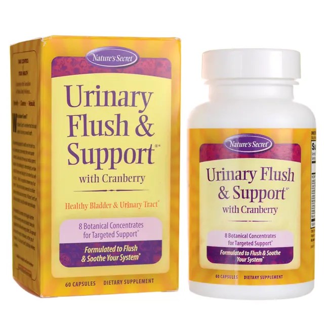 Nature's Secret Urinary Flush & Support with Cranberry 60 Caps Swanson Health Products
