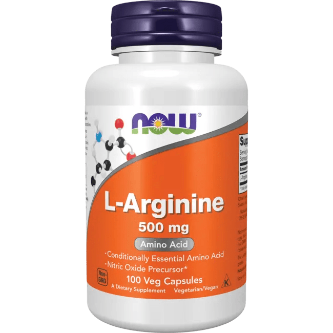 NOW Foods LArginine 500 mg 100 Caps Swanson Health Products