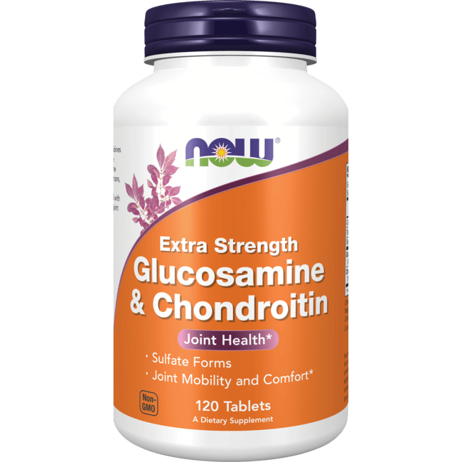 NOW Foods Glucosamine & Chondroitin ExStrength 120 Tabs Swanson