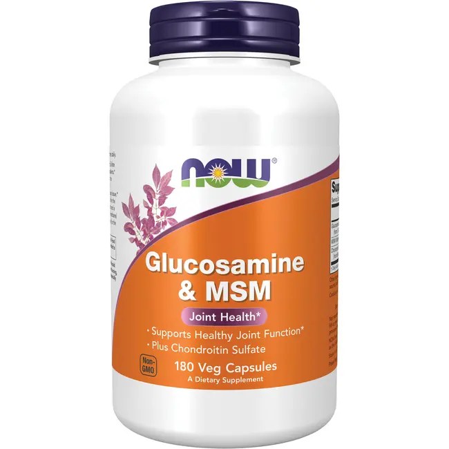 NOW Foods Glucosamine & MSM 180 Caps Swanson Health Products