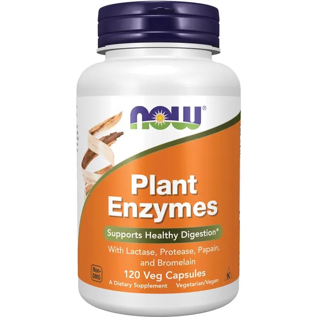 NOW Foods Plant Enzymes 120 Vcaps Swanson Health Products