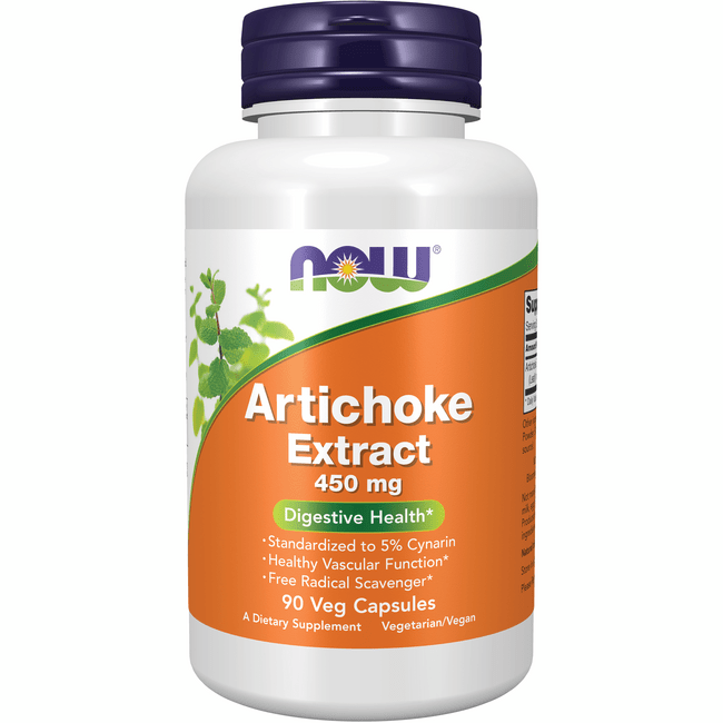 NOW Foods Artichoke Extract 450 mg 90 Veg Caps Swanson Health Products