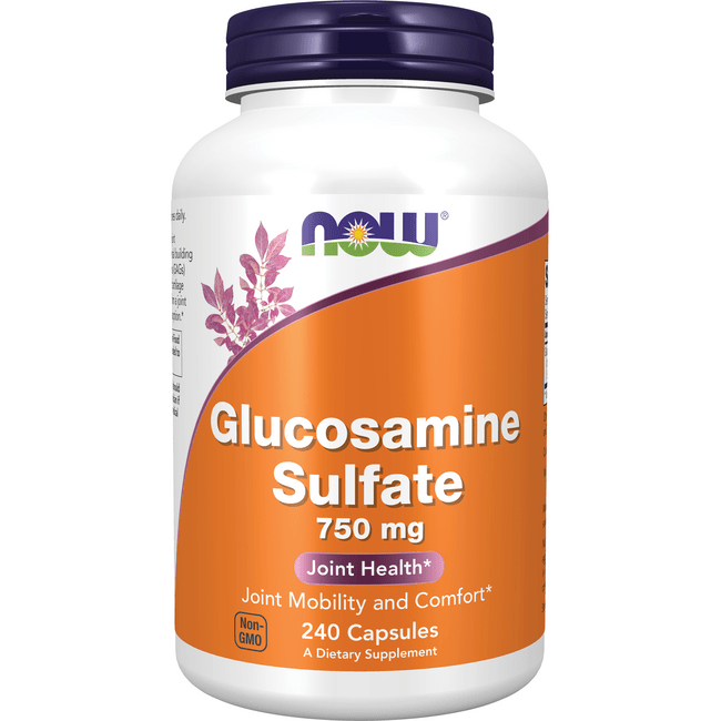NOW Foods Glucosamine Sulfate 750 mg 240 Caps Swanson Health Products