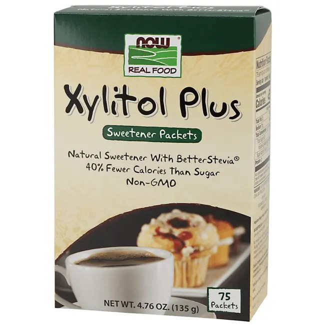 NOW Foods Xylitol Plus 75 Pkts Swanson Health Products