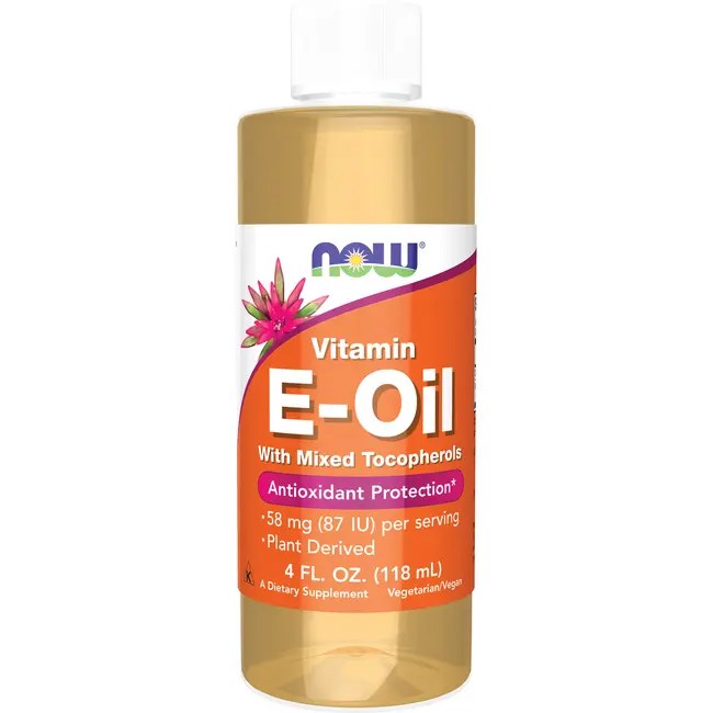 NOW Foods Vitamin EOil 4 fl oz Liquid Swanson Health Products