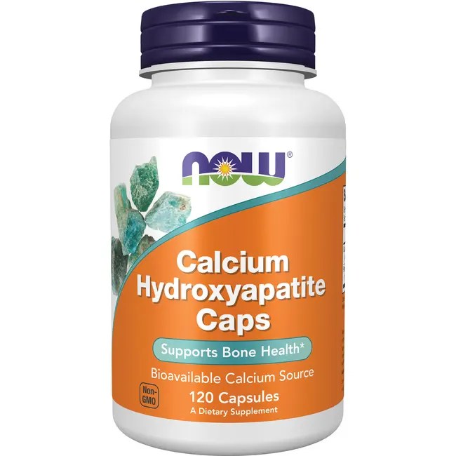 NOW Foods Calcium Hydroxyapatite Caps 120 Caps Swanson Health Products