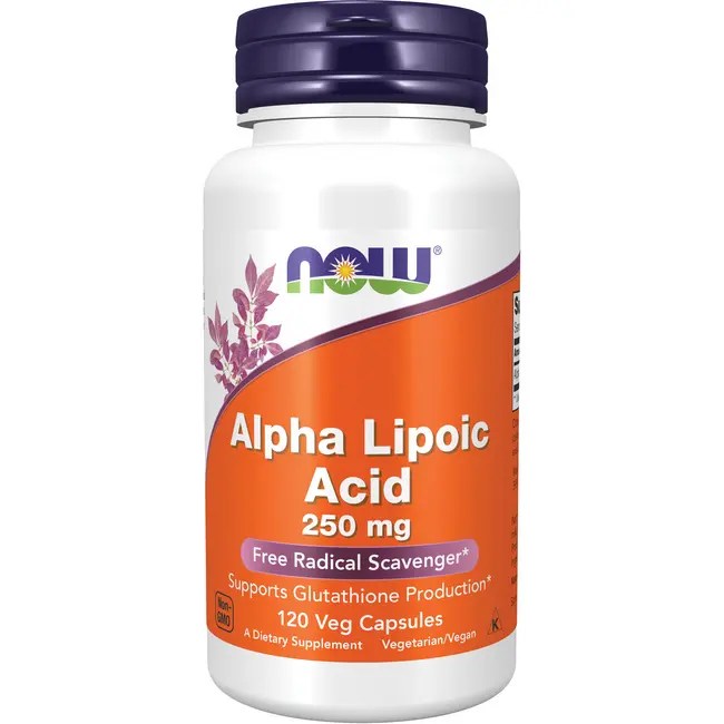 NOW Foods Alpha Lipoic Acid 250 mg 120 Vcaps Swanson Health Products