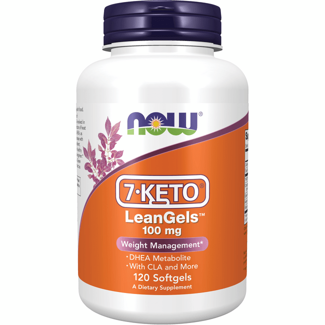 NOW Foods 7Keto LeanGels 100 mg 120 Sgels Swanson Health Products