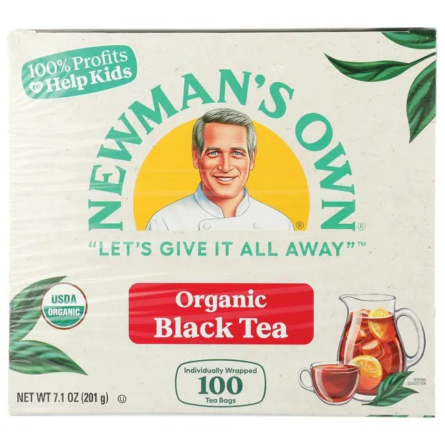 Newman's Own Organics Organic Black Tea 100 Bag(S) 84643350005 eBay