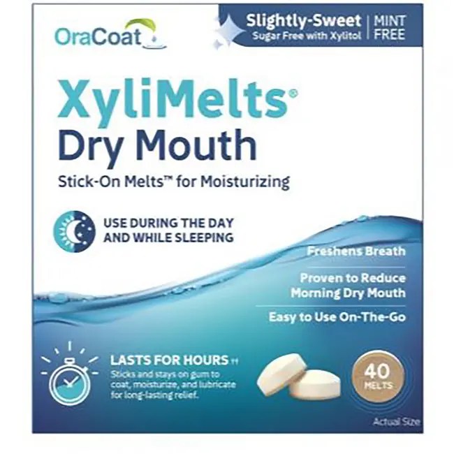 OraHealth XyliMelts for Dry Mouth MintFree 40 Ct Swanson Health Products