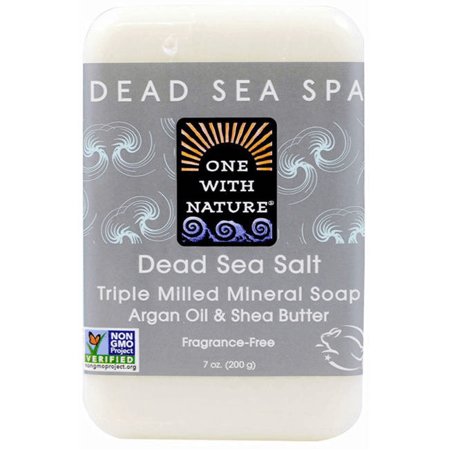 One With Nature Dead Sea Minerals Triple Milled Bar Soap Dead Sea