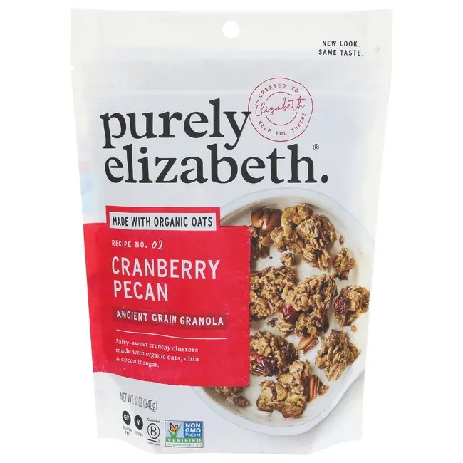 Purely Elizabeth Ancient Grain Granola Cranberry Pecan 12 oz (340