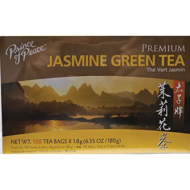 Prince of Peace Premium Jasmine Green Tea 100 Bag(s) Swanson Health
