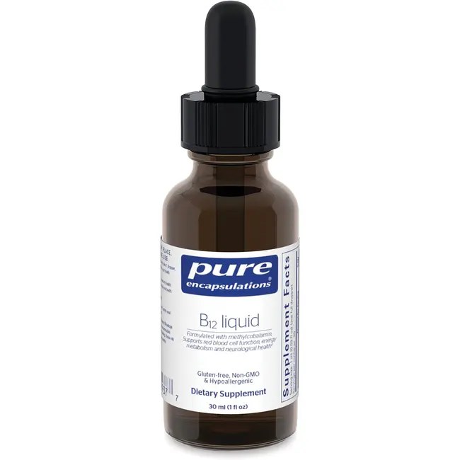 Pure Encapsulations B12 Liquid 1,000 mcg 1 oz (30 mL) Liquid Swanson