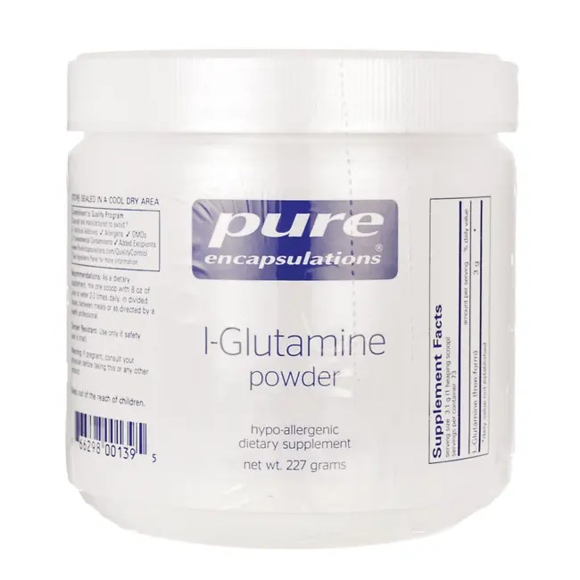 Pure Encapsulations LGlutamine Powder 227 grams Pwdr Swanson Health